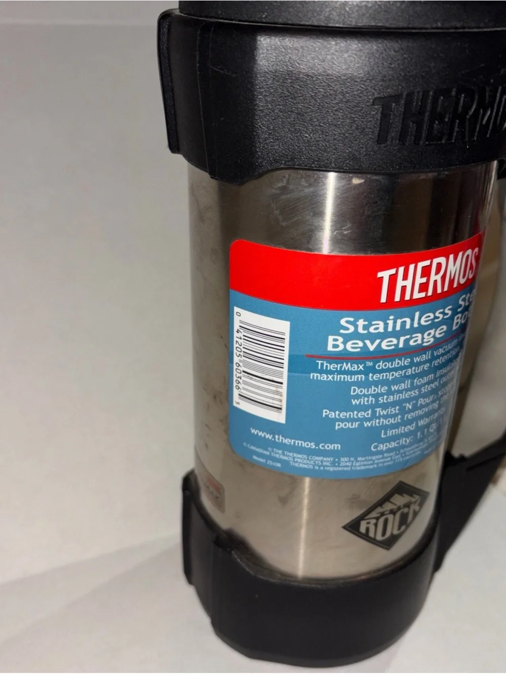 Thermos Brand “ The Rock”  Stainless Steel Beverage Bottle - brand new!